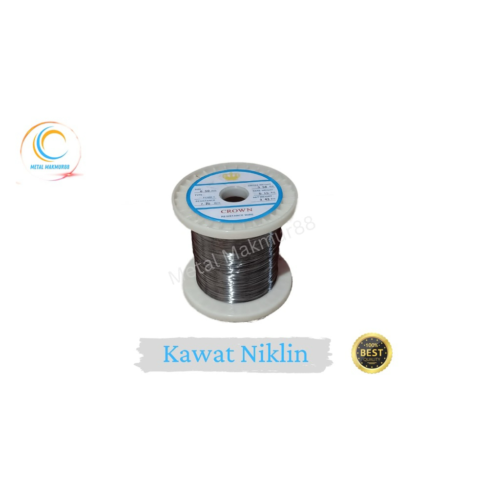 Kawat Pemanas Nikelin 0.4mm 1kg