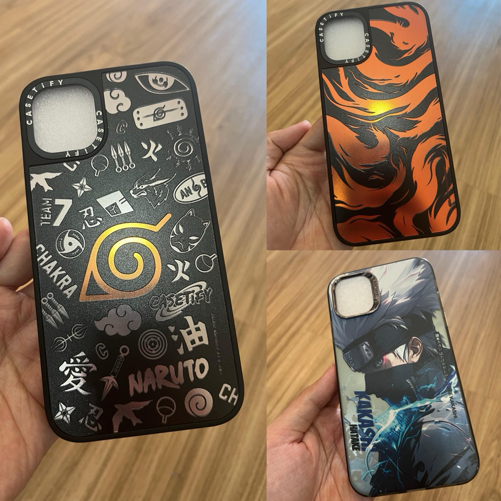 case iphone 11 CASETIFY Case iphone XR case naruto kakashi case laki laki case handphone cowok
