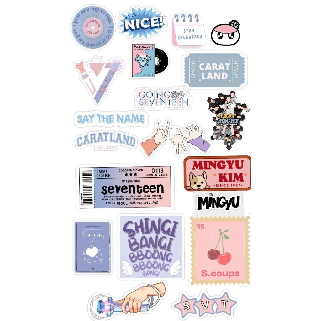 

Sticker pack to Carat SEVENTEEN // K-POP