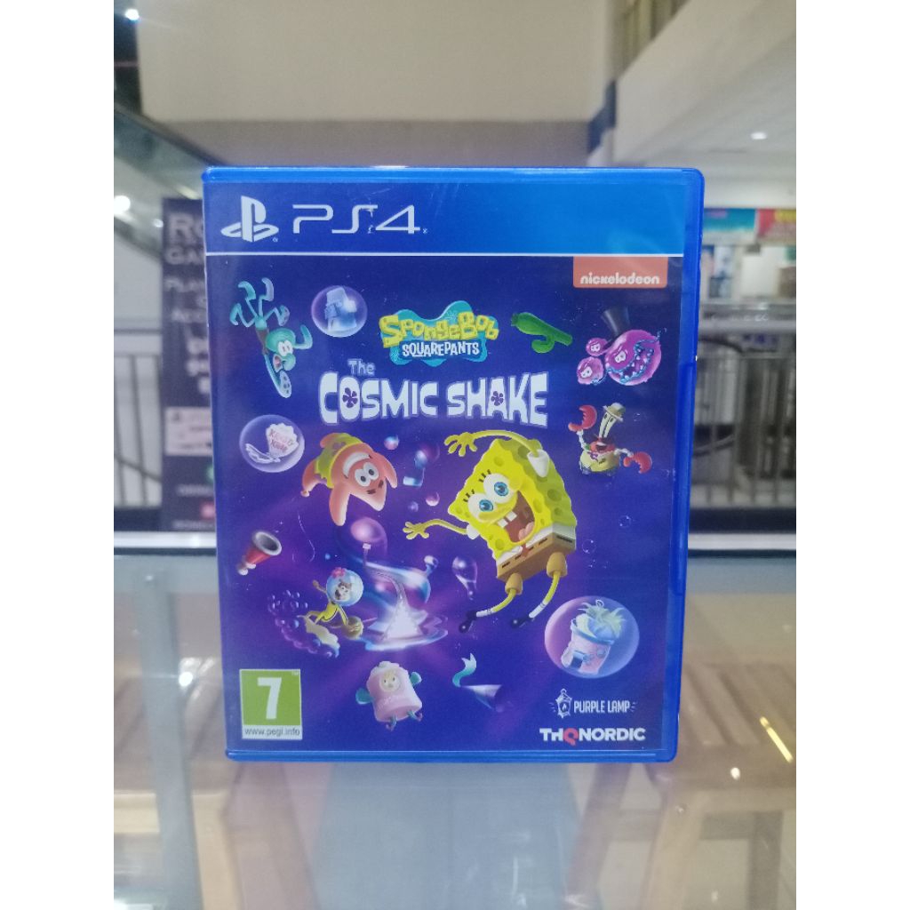 BD PS4 Spongebob Squarepants The Cosmic Shake Game CD Kaset bluray  PS 4