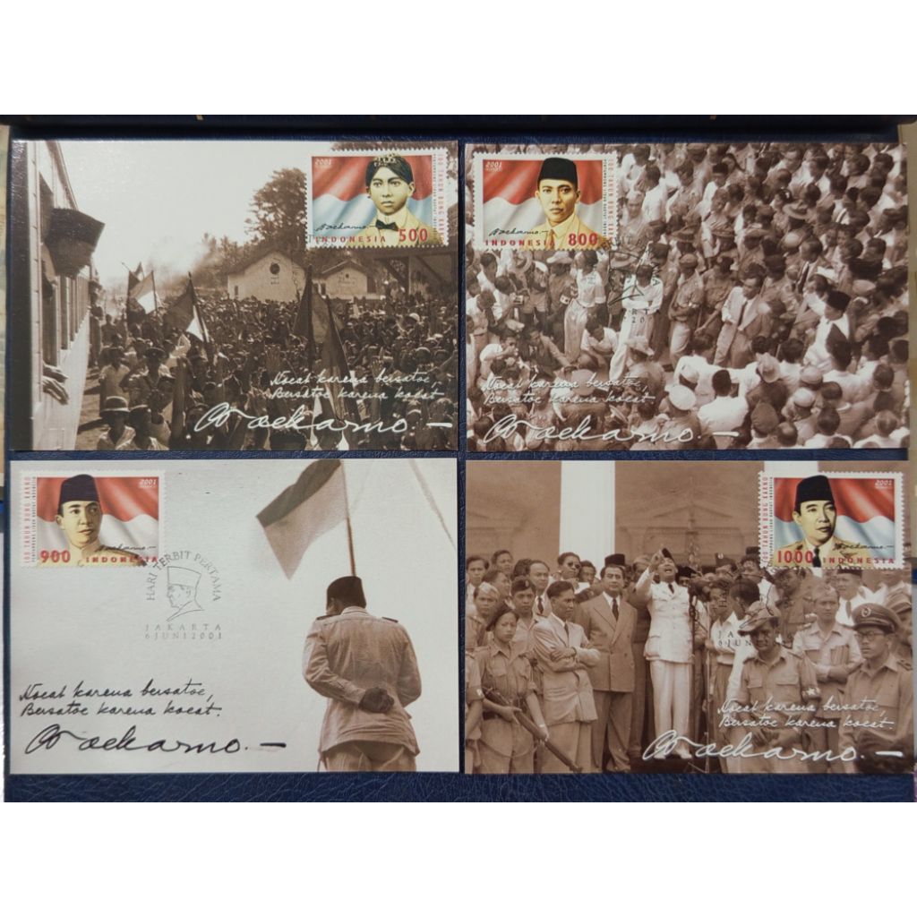 

1 Set Maximum Card / Kartu Pos 100 Tahun Bung Karno