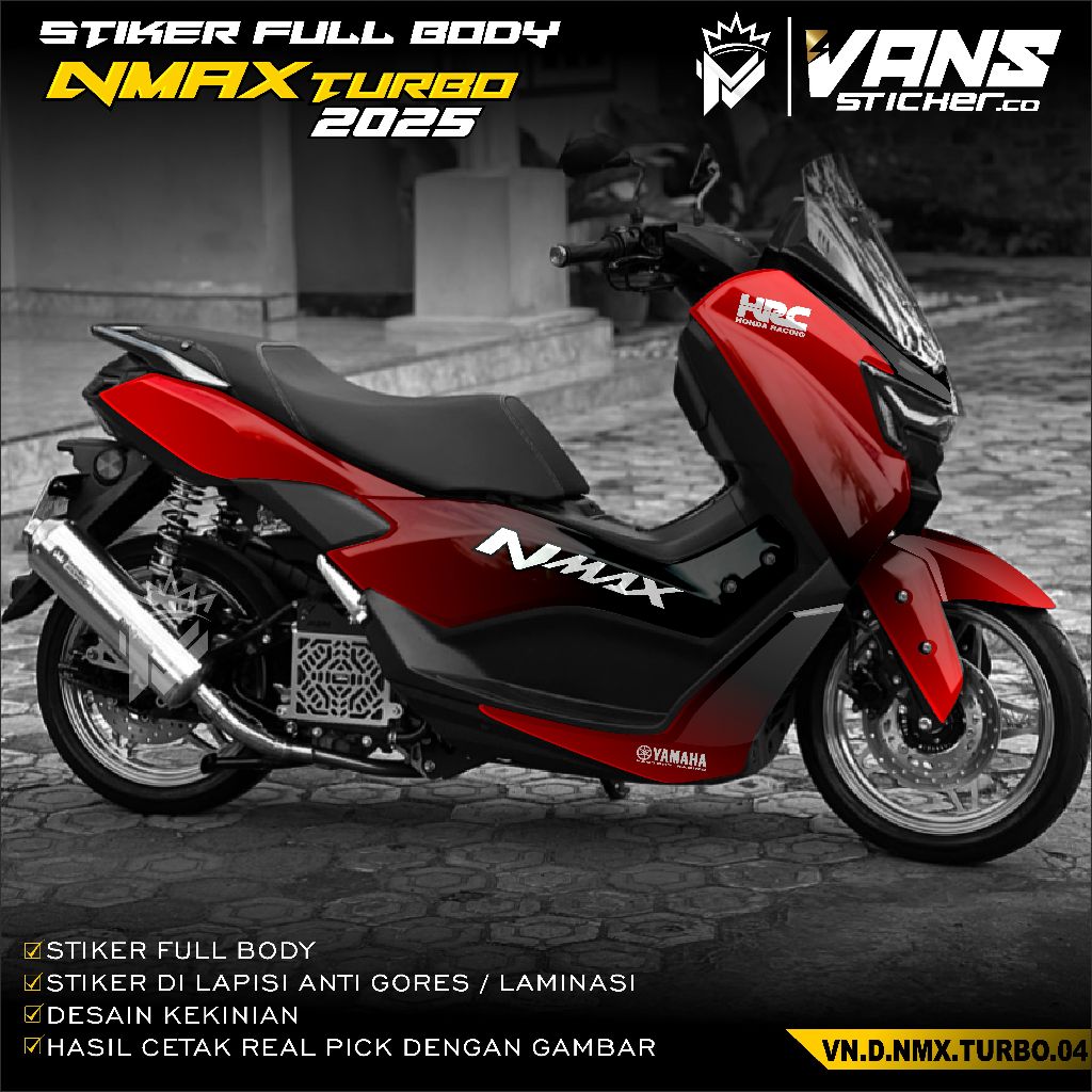 (COD) Stiker Decal YAMAHA NMAX TURBO NEO 2024 2025 Fullbody - Sticker Skotlet Variasi Full Body NMAX