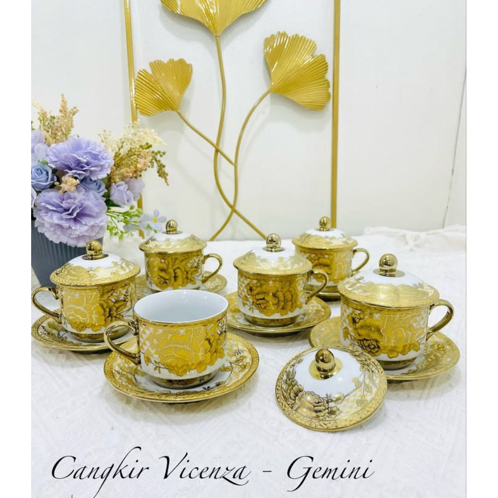 vicenza y85 cangkir tutup keramik gemini