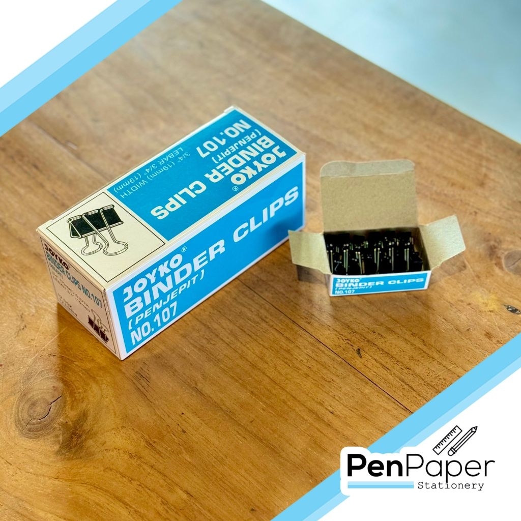 

Binder Clips JOYKO No. 107 Klip Kertas Kecil (isi 12)