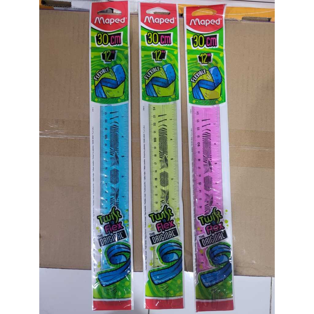 

penggaris lentur twist and flex 30 cm penggaris lentur maped penggaris fleksible 30 cm