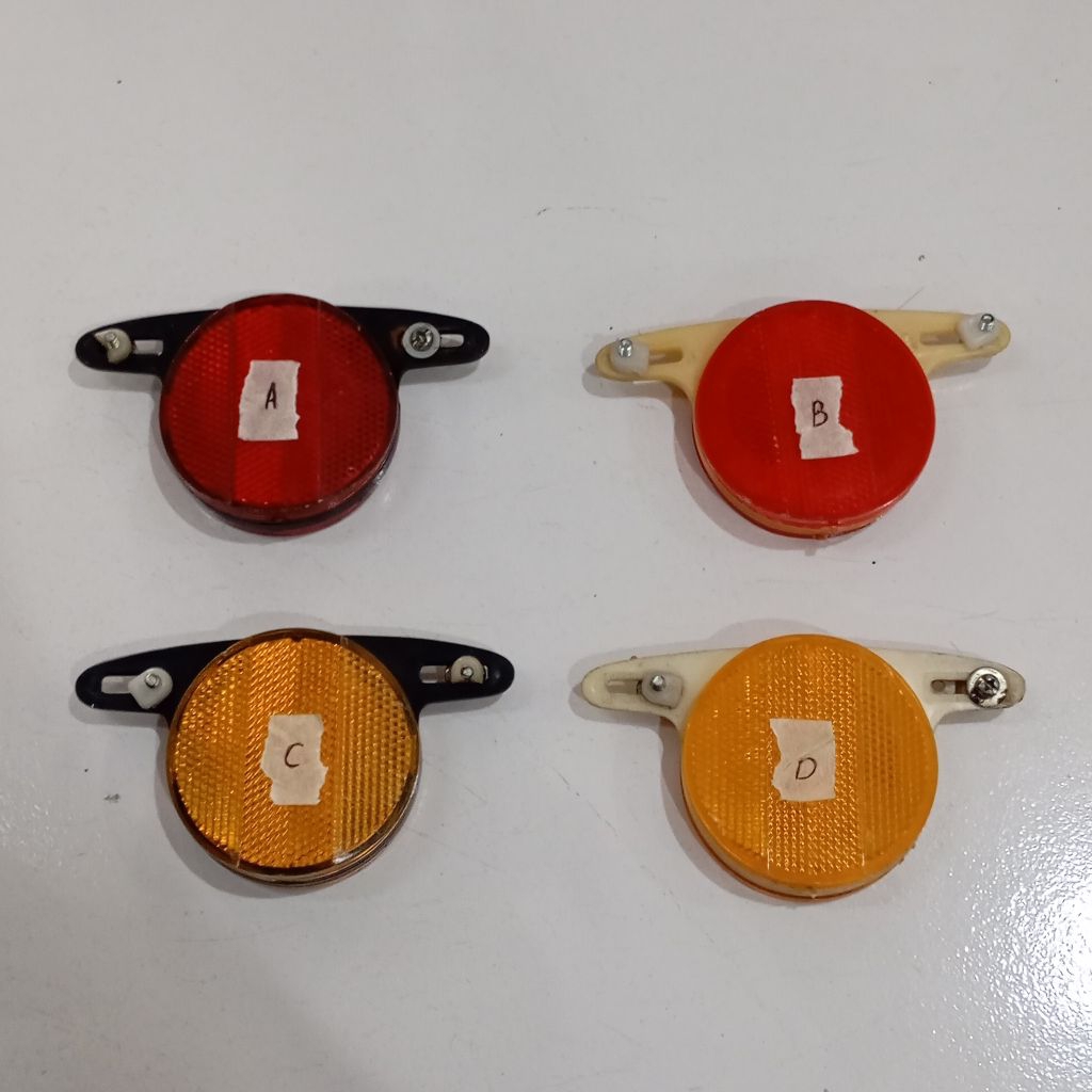 NEW Reflektor Sepeda Mata Kucing Bulat MTB/BMX