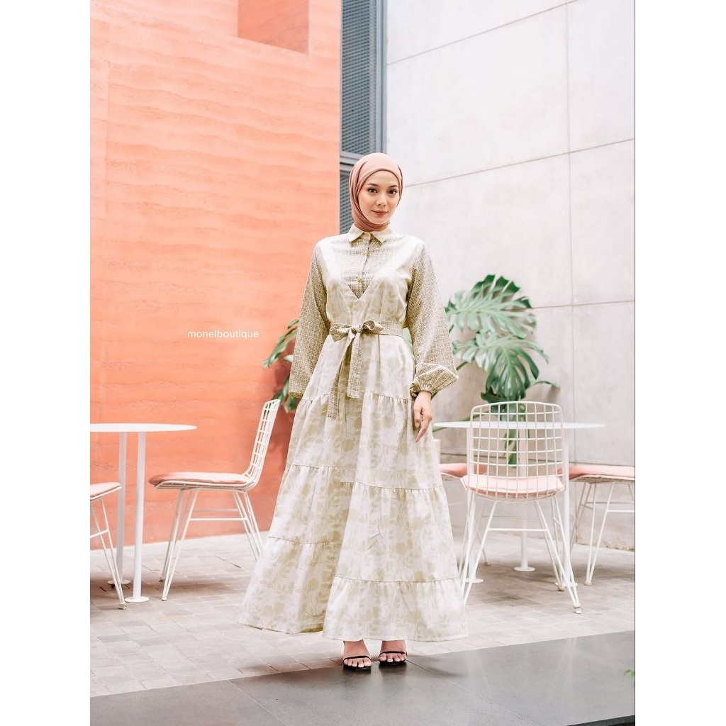 ALYRA DRESS MONEL ORIGINAL TERBARU