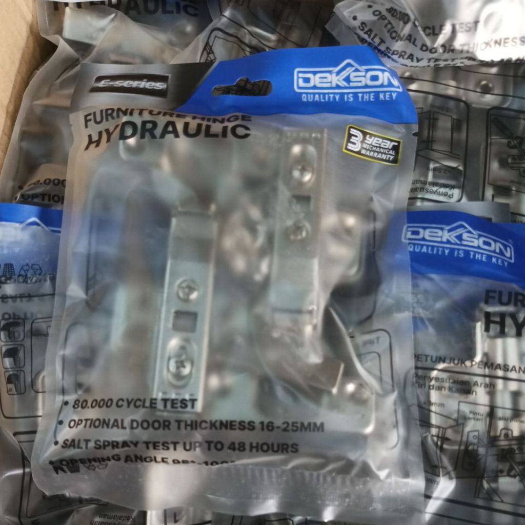 Engsel sendok Dekson slow motion lurus Engsel sendok hydraulic sepasang