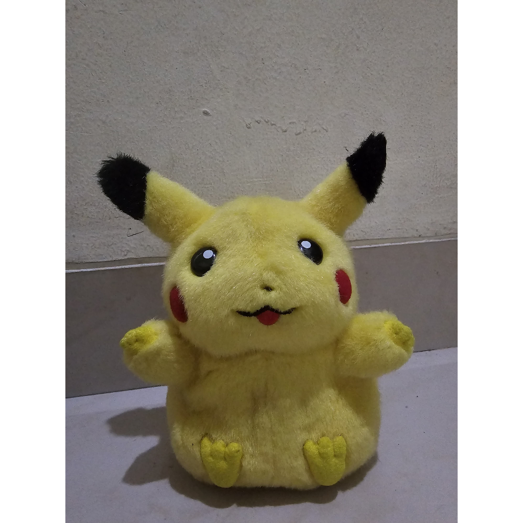 Boneka Pokemon Pikachu Tomy Vintage Elektrik