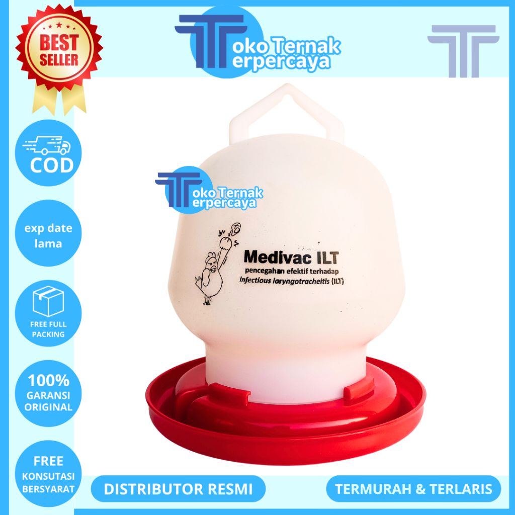 TEMPAT MINUM AYAM 2 LITER - Alat Minum Ayam MEDION