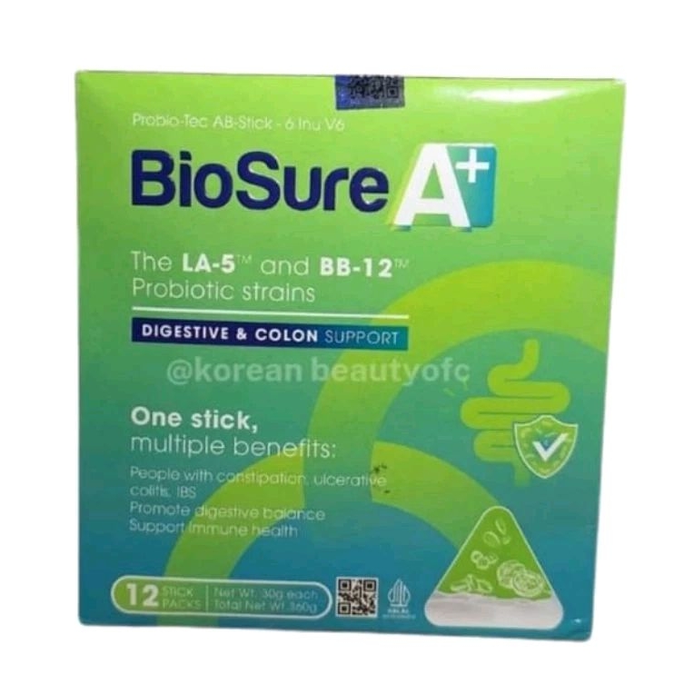 

BIOSURE A+ Milk Susu Probiotik Mengatasi Permasalahan Gangguan Pencernaan Dan Usus Besar