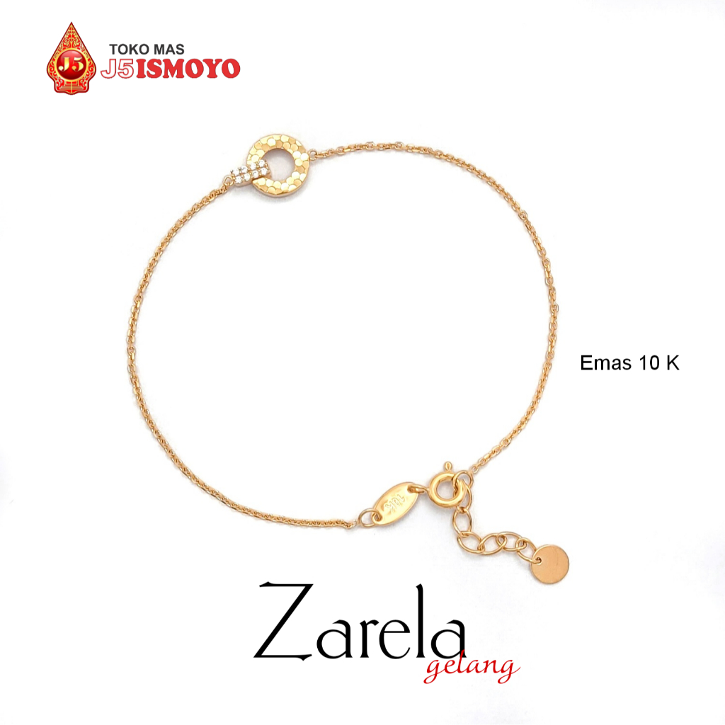 Gelang Emas Mas Asli Model Rantai Zarela J5 Ismoyo