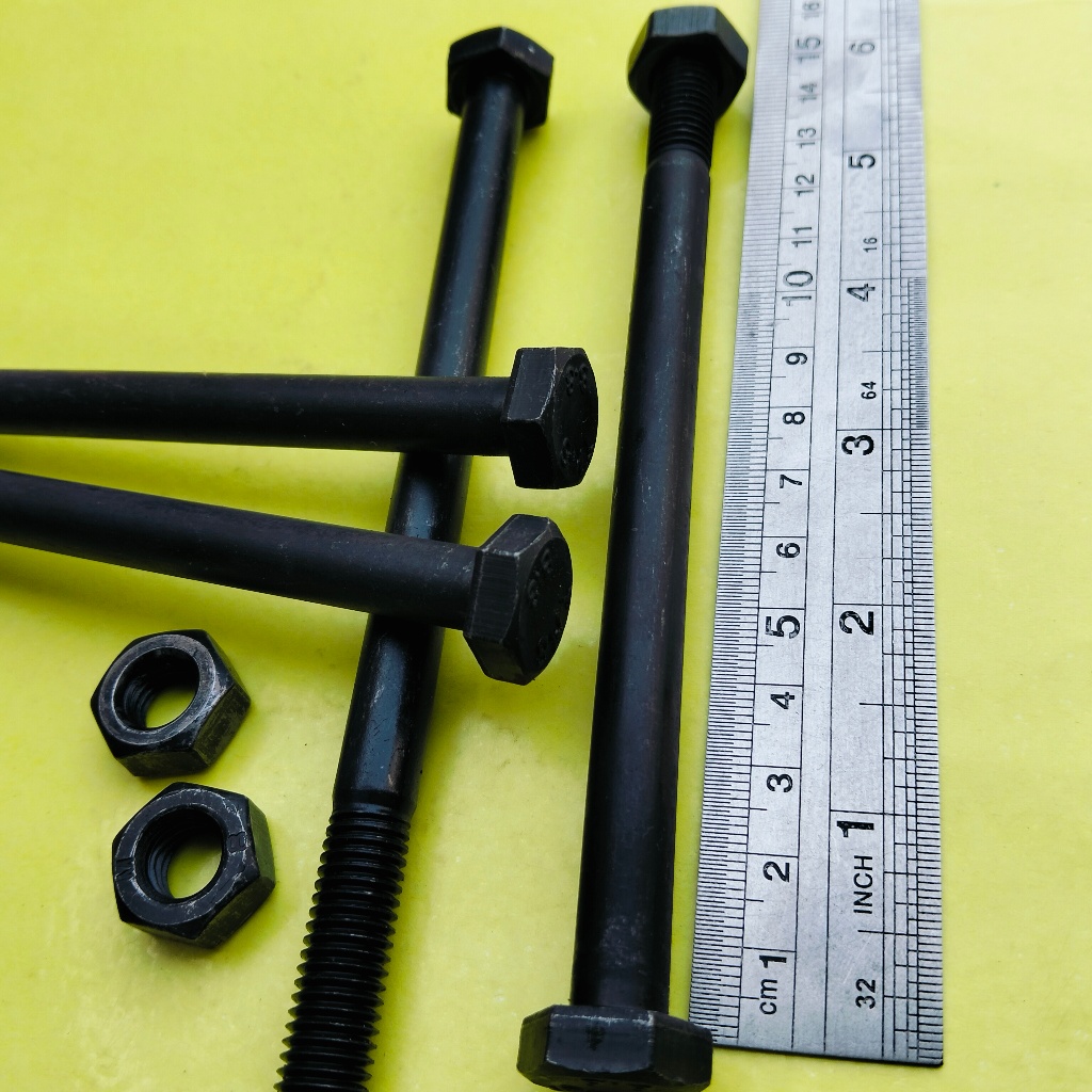 BAUT BAJA HTB 8.8 M10 X 150 / BAUT 17 KUNCI 17 HALF DRAT / BAUD HALF DRAT 17 / BAUT BAJA M10 X 150 H