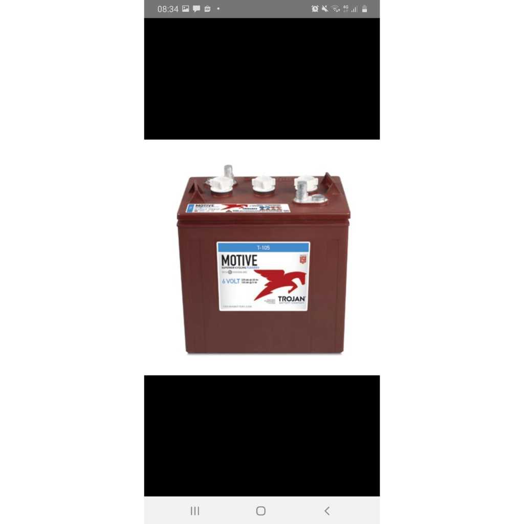 accu/aki/battery/baterai trojan  T105 6volt 225ah @20hr aki mobil golf  Trojan T105