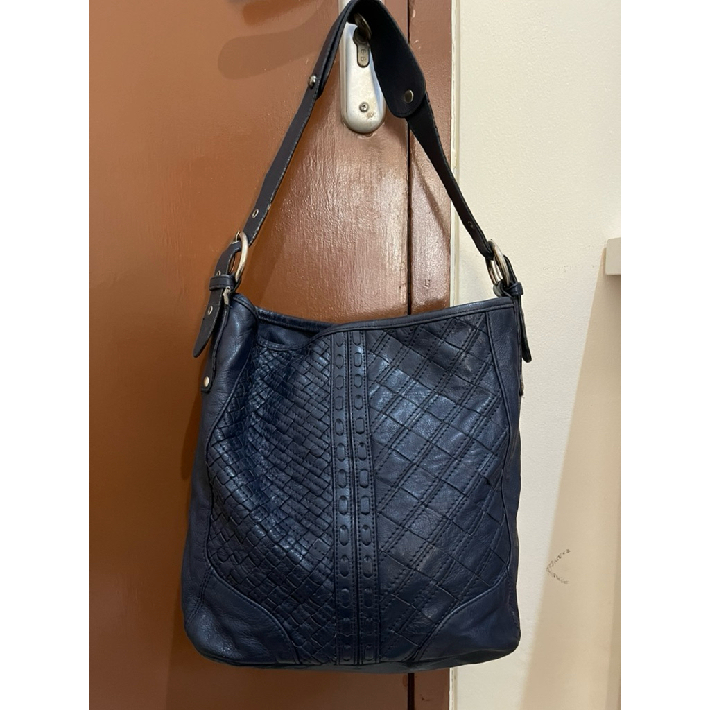 Tas Preloved Hobo Bag Serut Kulit Asli Tomboy Wiz