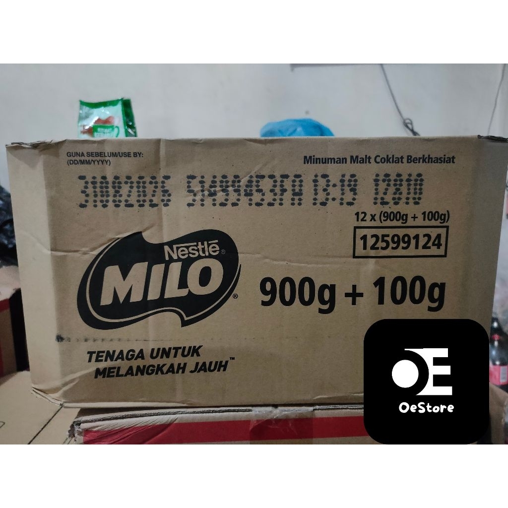

Milo 900 + 100G x 12Bags Ready
