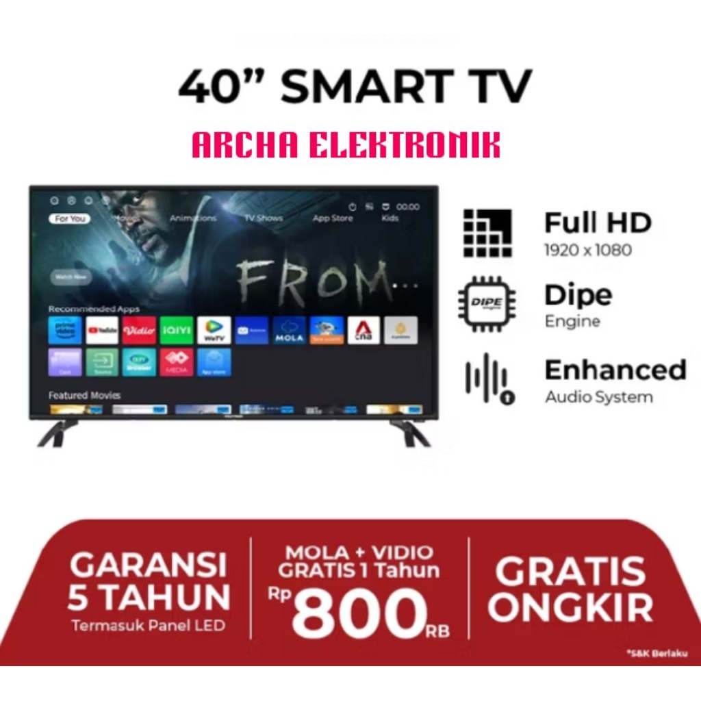 SMART TV POLYTRON 40 INC NEW PLD 40CV8969