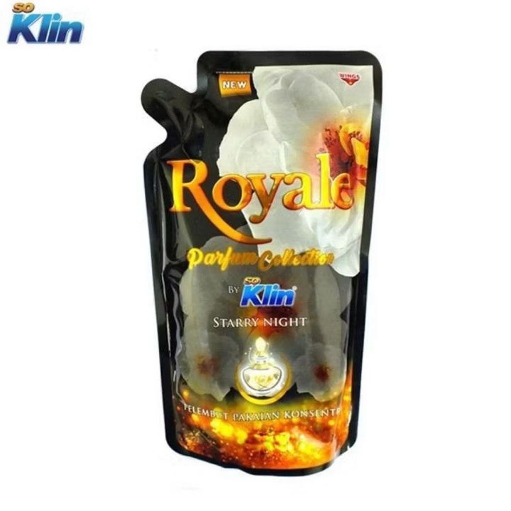 ￼Royale Parfum Series Pelembut dan Pewangi Pakaian White Starry Night 650 ml
