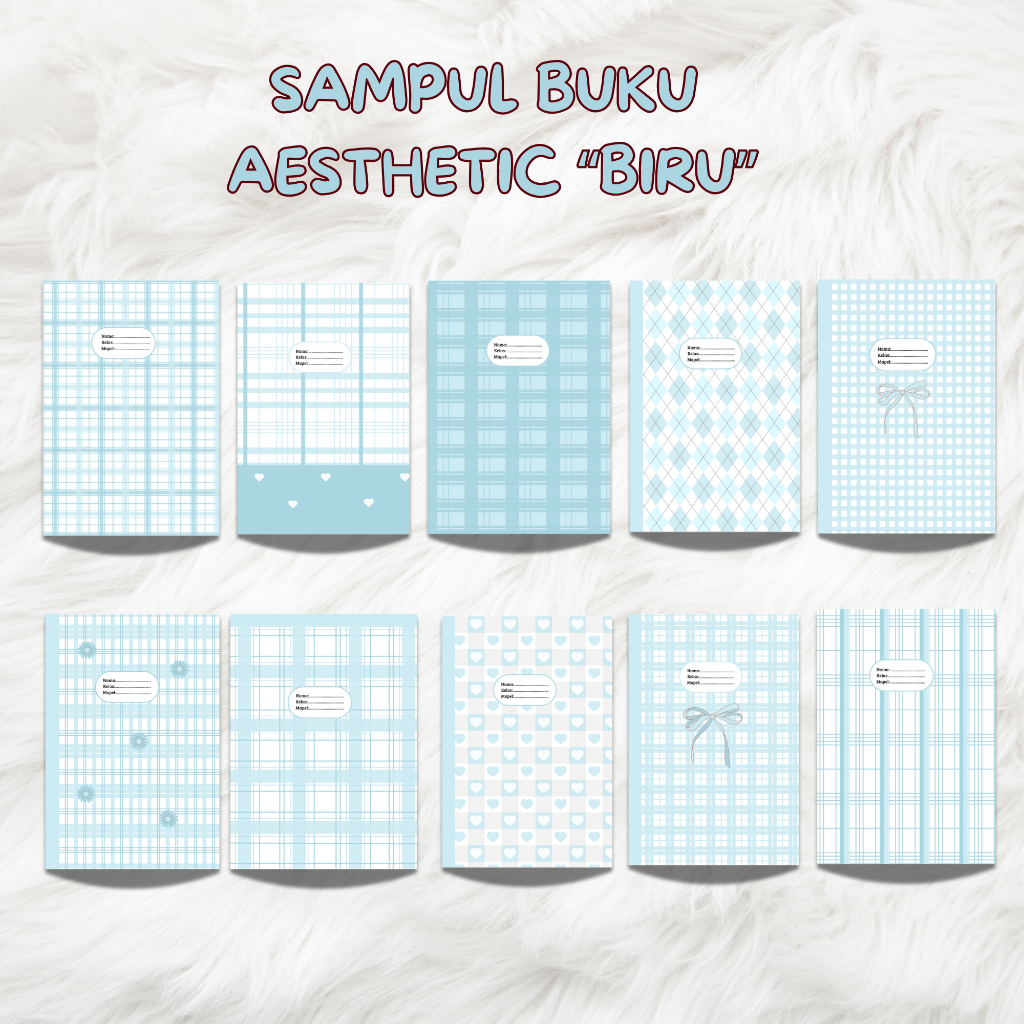 

[ Biru Series ] Sampul Buku Aesthetic/Bigboss/Sidu