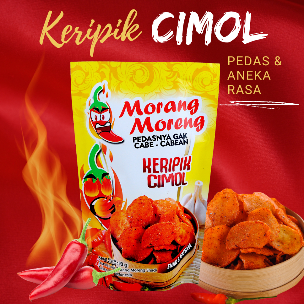 

Keripik Cireng Pedas Viral Morang Moreng - Cimol Kering / Moring Aneka Rasa