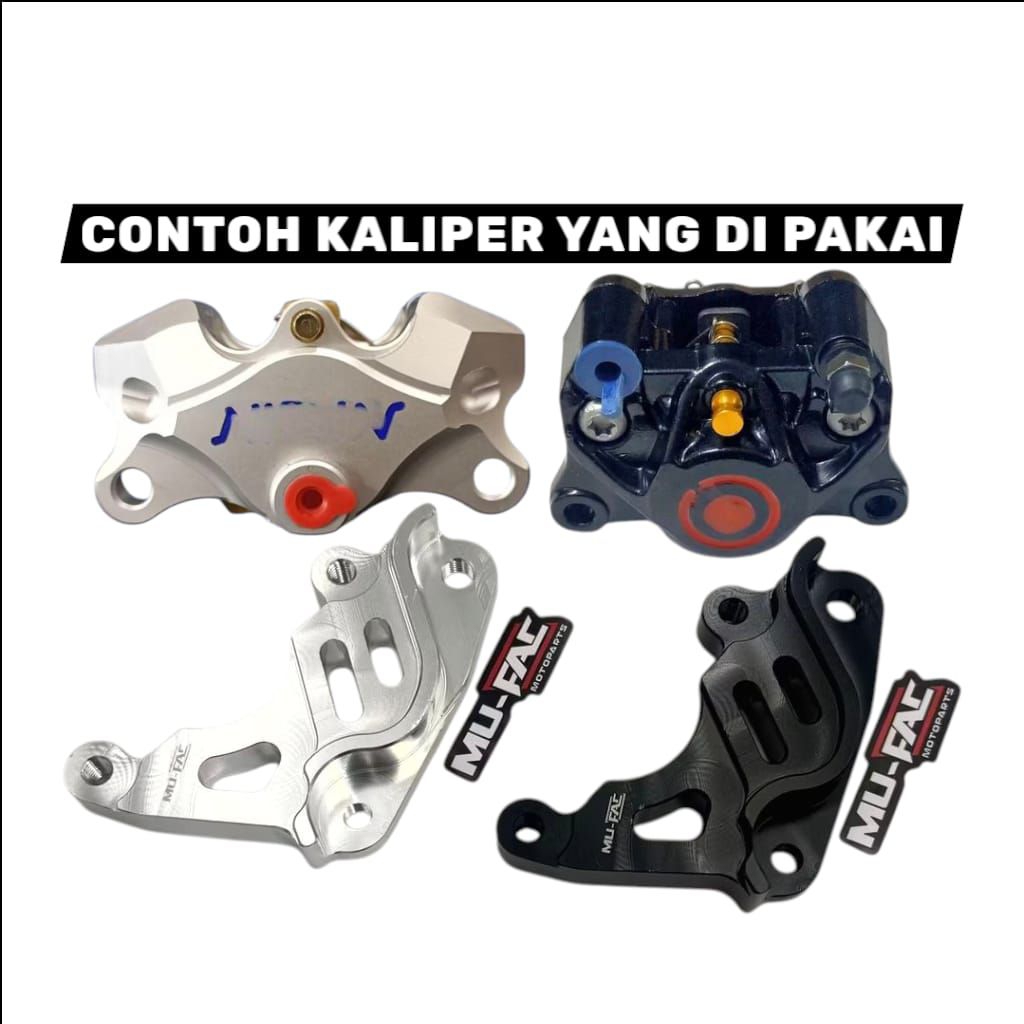 breket kaliper 2 piston ktc nisin disc 260mm mio sporty 5TL breket disc 260mm mio sporty 5TL