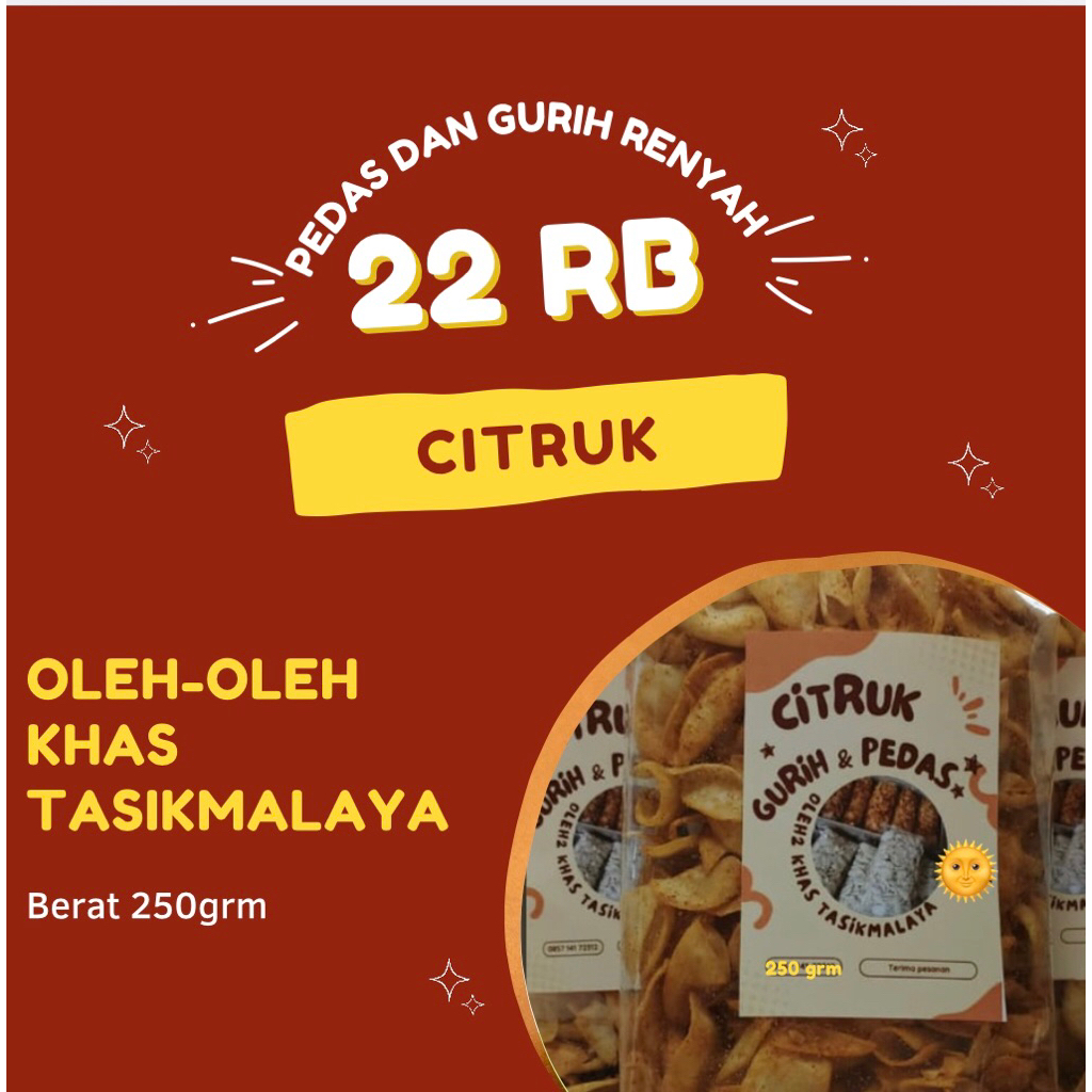 

CITRUK OLEH-OLEH KHAS TASIKMALAYA 250grm