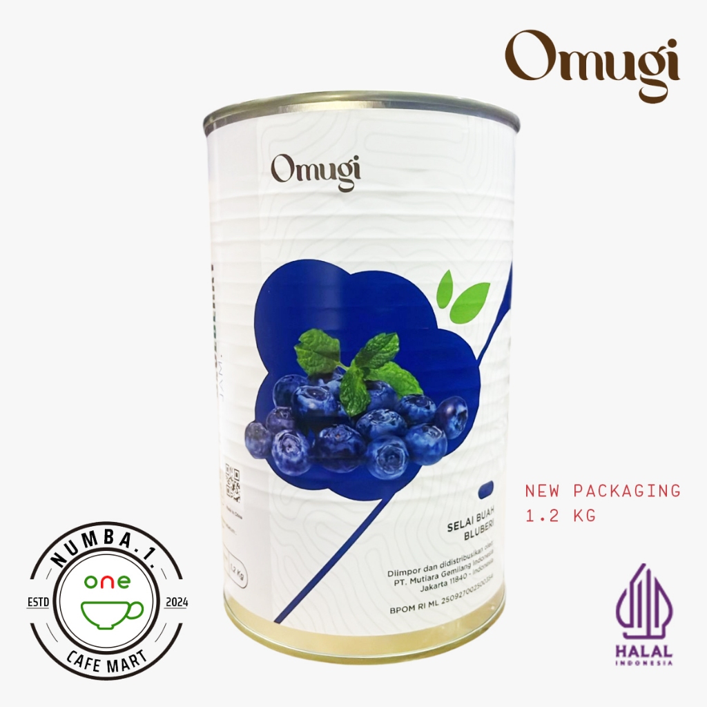

1.2 kg Omugi Blueberry Jam (topping minuman bluberi) NEW