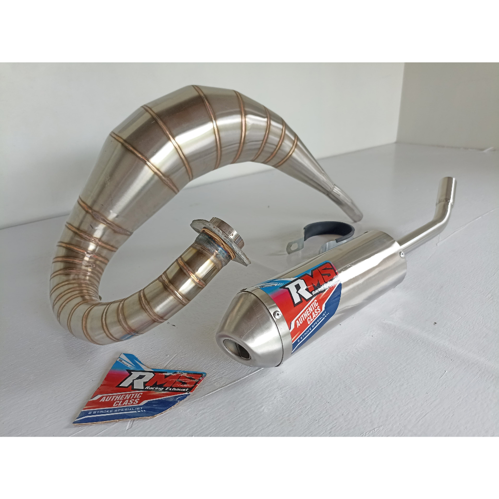 Knalpot standar Trail Satria 2tak Rangka gtx Motocross