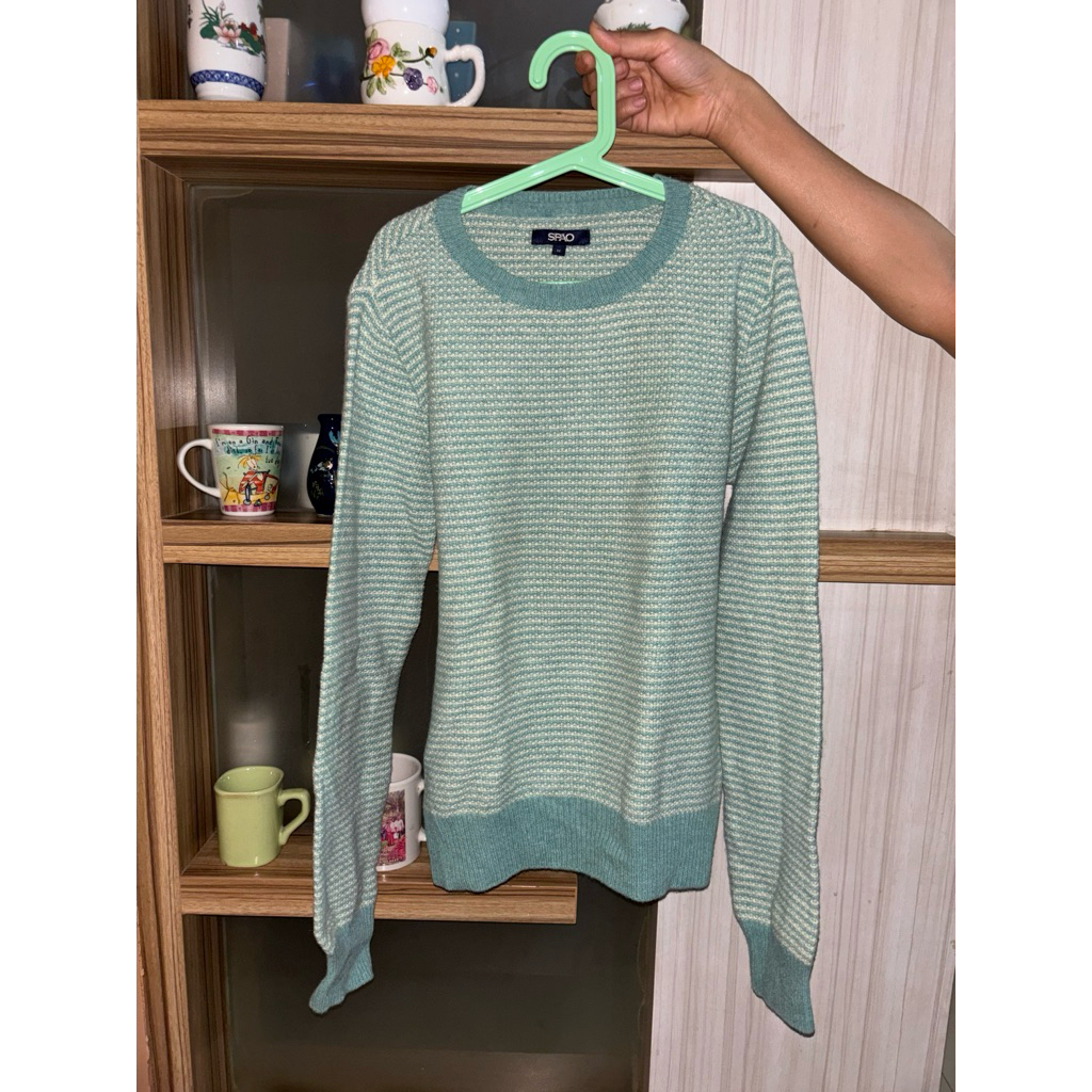 [PRELOVED] SPAO | Sweater Green