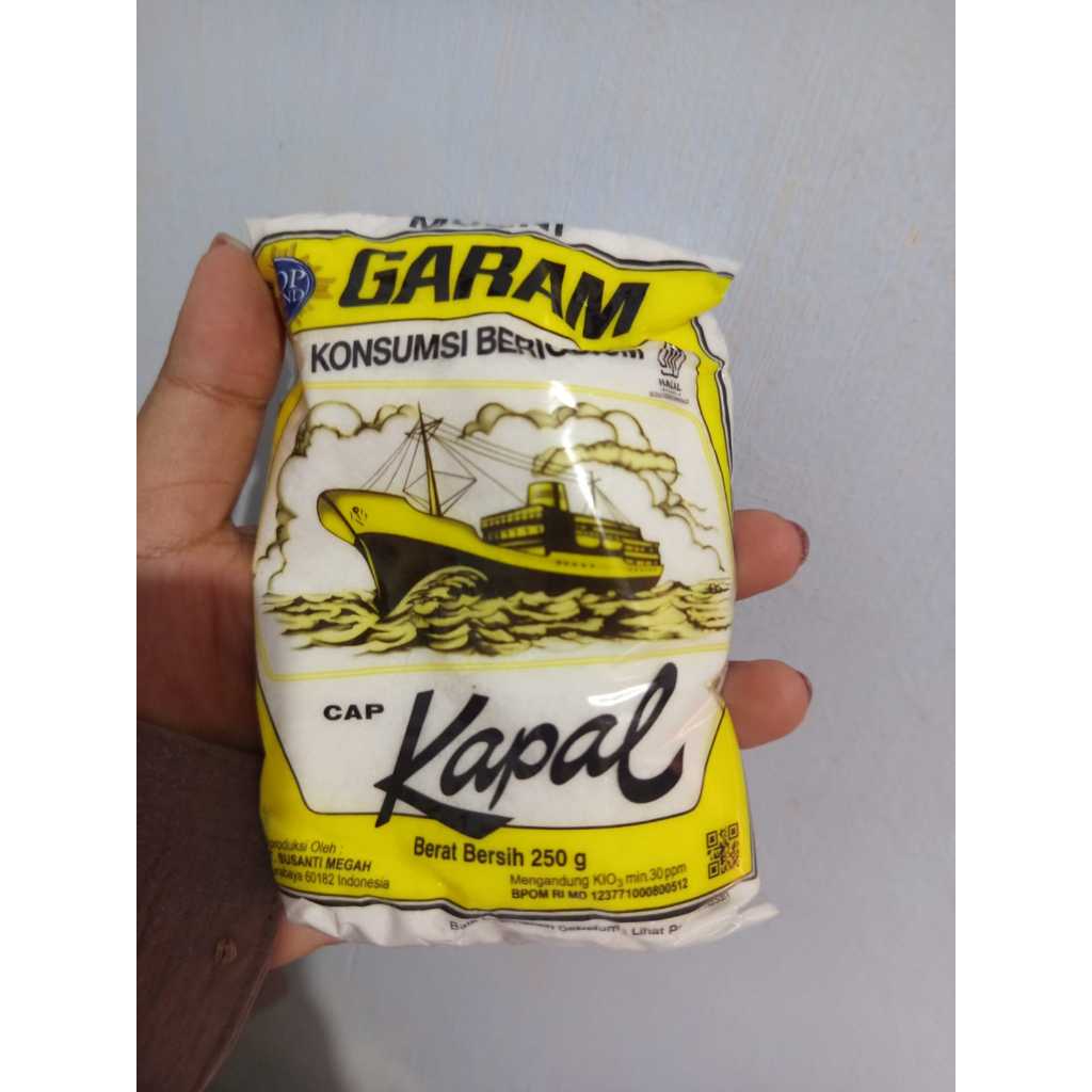 

Garam Cap Kapal 250 Gram: Bumbu Dapur Andalan Sejuta Masakan Garam cap kapal
