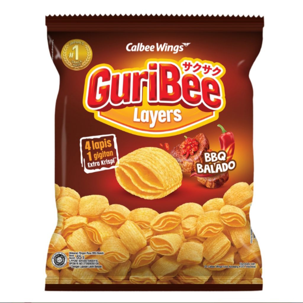 

Guribee Barbekiu Balado Keju 65 gr
