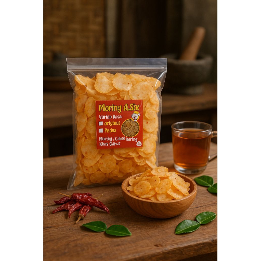 

moring asix khas garut,moring cimol kering khas garut,moring gurih cikruh pedas,moring daun jeruk