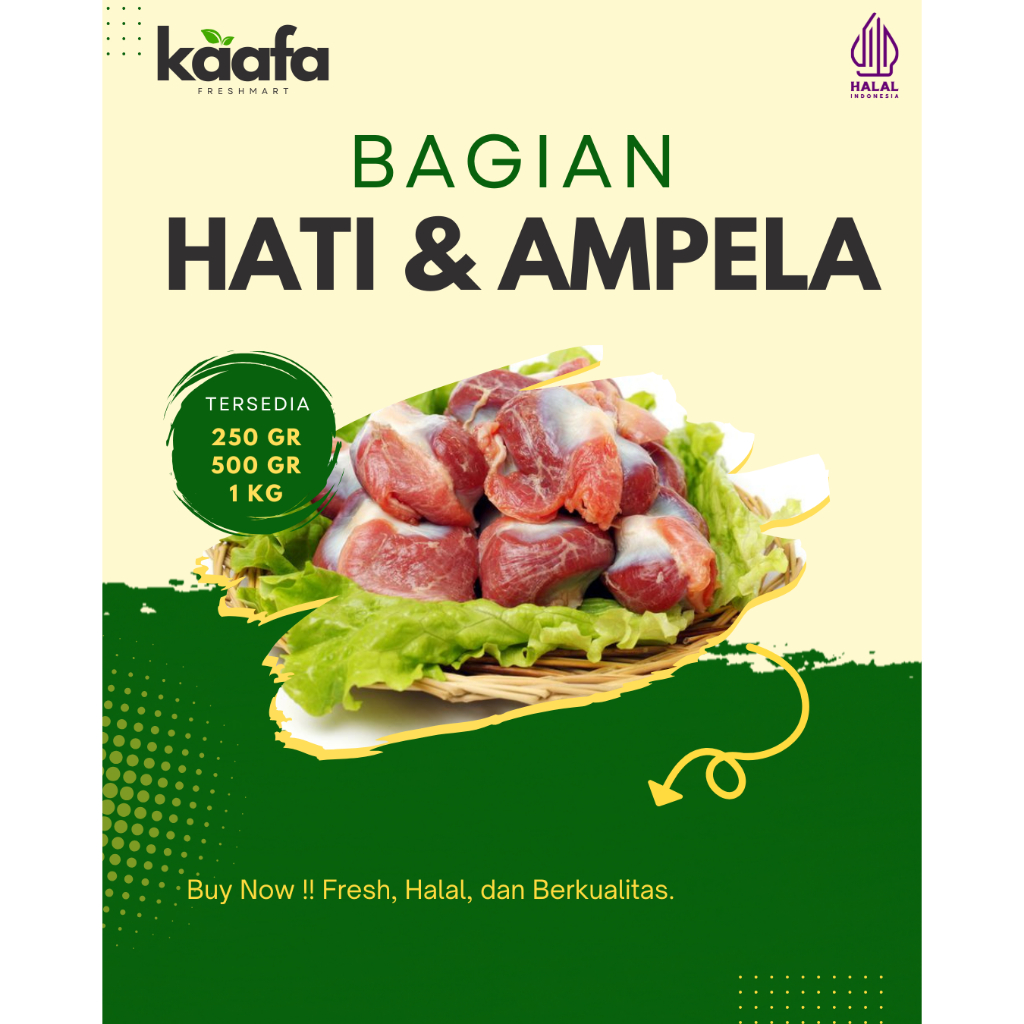

Hati Ampela Ayam Segar 500gr/1 Kg – Bersih & Siap Masak | Kaafa Freshmart Bandung
