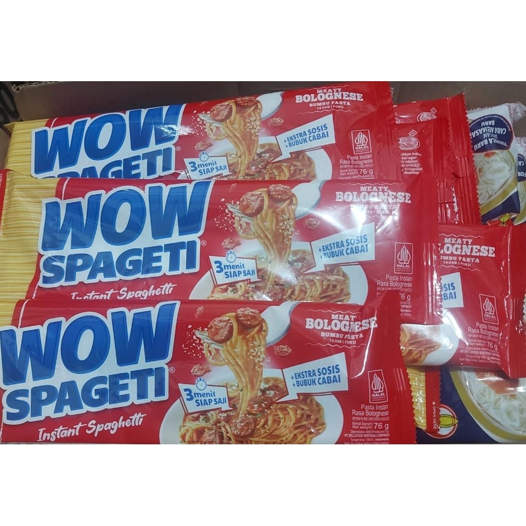 

WOW SPAGETI MEAT BOLOGNESE
