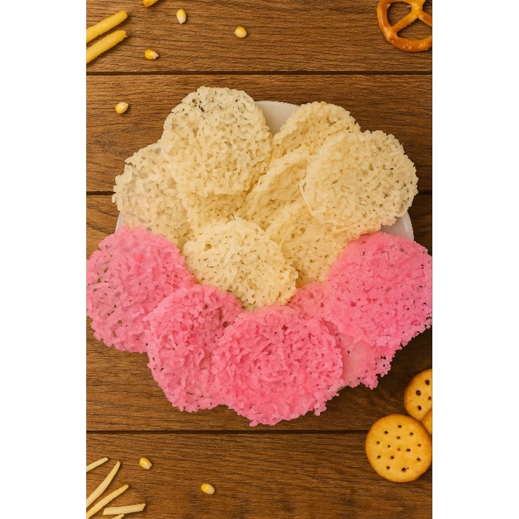 

rengginang singkong asli khas ciamis isi 16,cemilan enak gurih renyah dan nikmat,Renyah nya bikin nagih, rasanya bikin kangen! Cocok banget jadi teman setia secangkir kopi atau tehmu. Food Snack