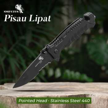 Pisau Besar 21 cm Survival PIsau Tactical Lipat k390