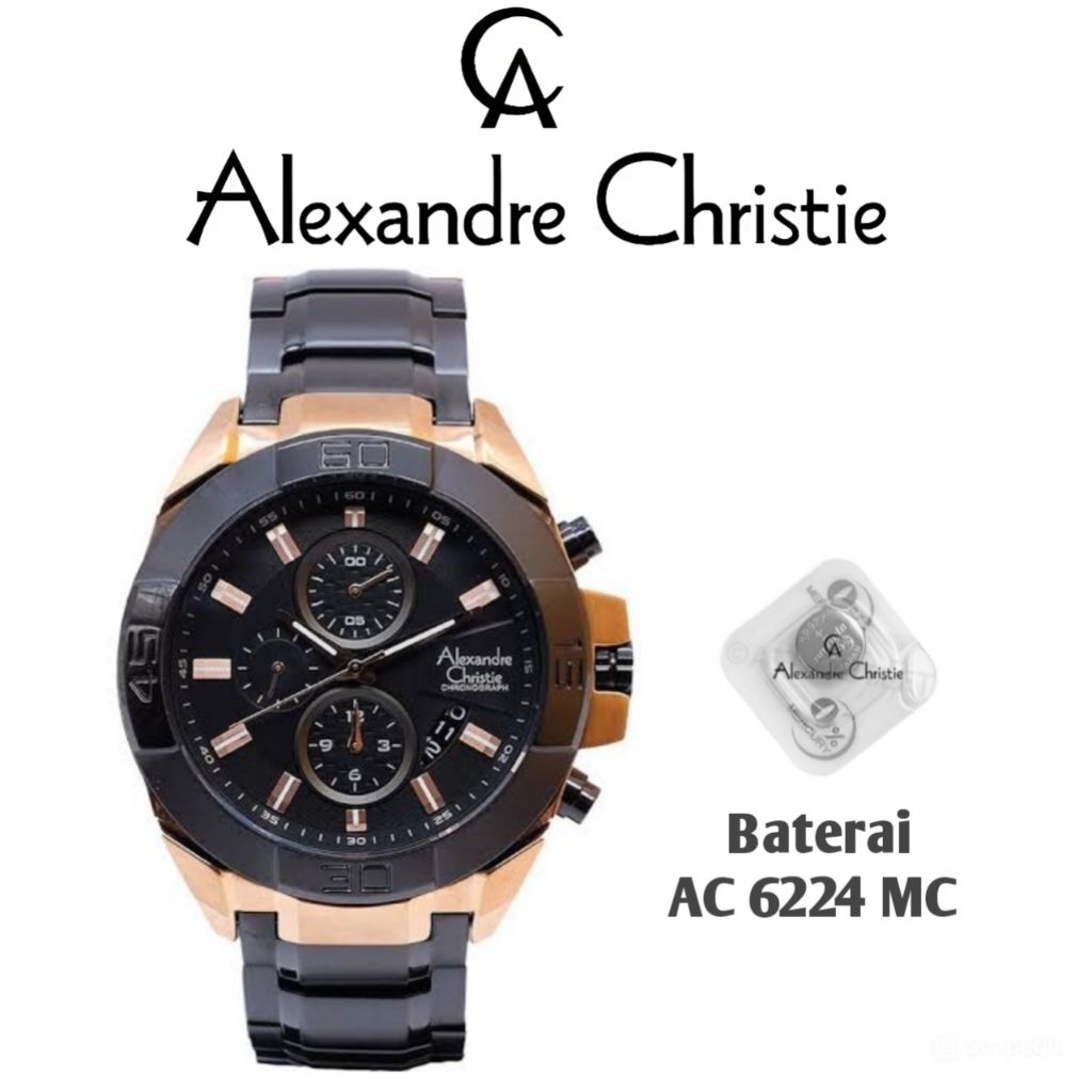 Baterai Original untuk Jam Alexandre Christie AC 6224 MC