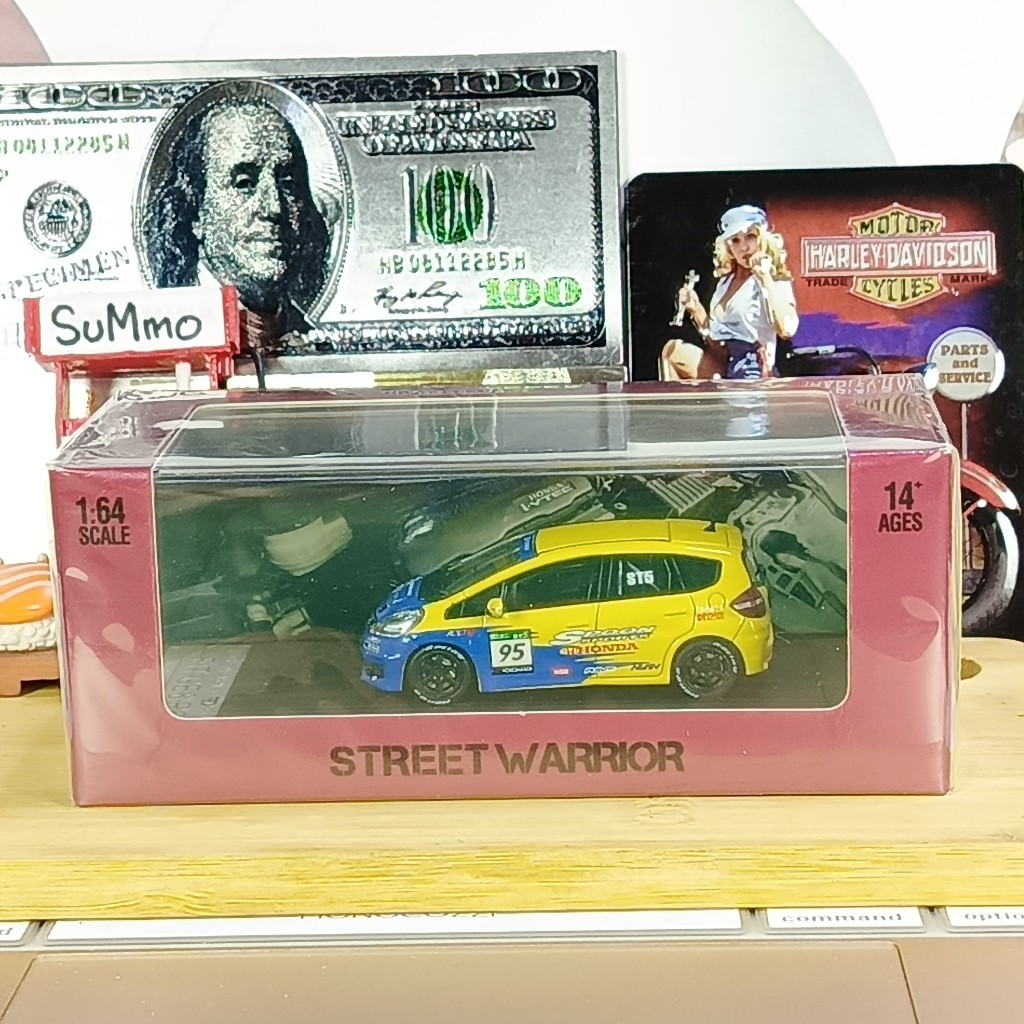 Street weapon Honda Fit GE8 RS spoon 95 diecast 1/499 1 64 Honda jazz