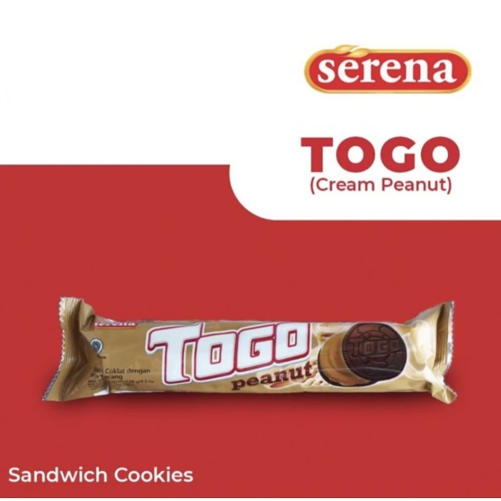 

Serena Togo Cream Peanut 128 gram / sandwich cookies