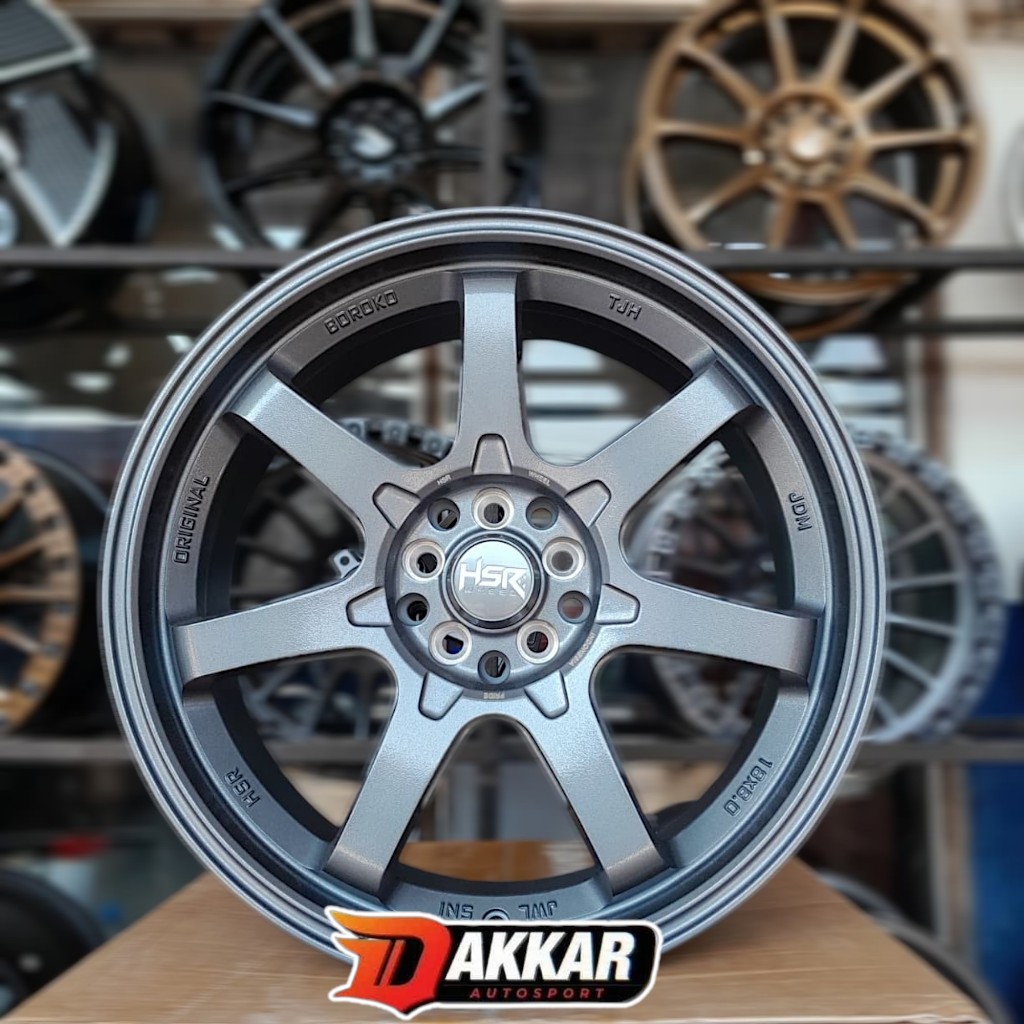 velg mobil te37 ring 18 hsr boroko tjh for innova xpander hrv crv wuling almaz new avanza