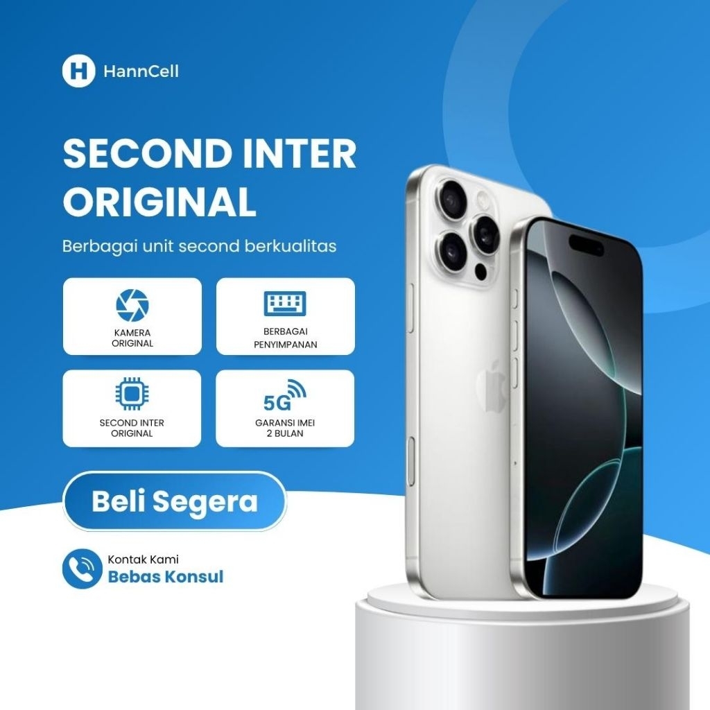 IP 16 PRO & MAX SECOND INTER 256GB/1TB