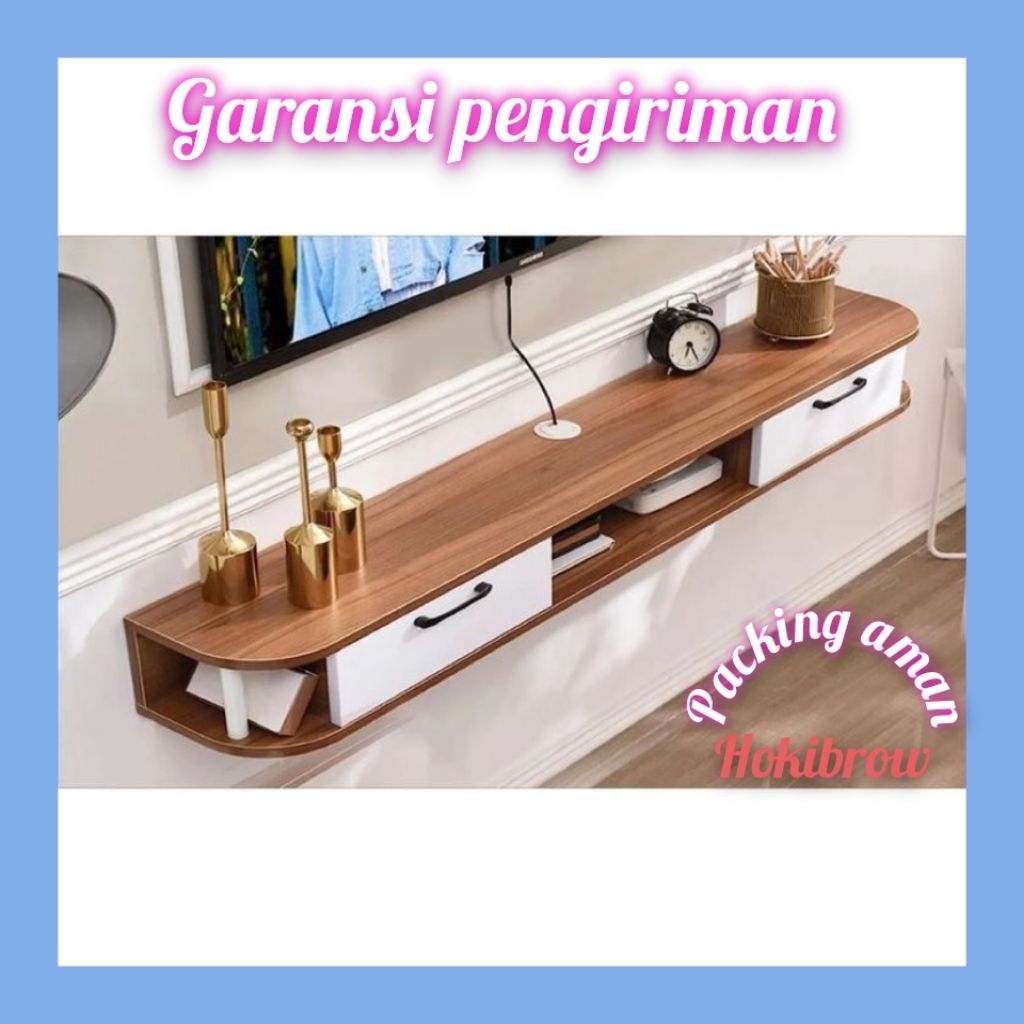 Meja tv modern / meja gantung minimalis