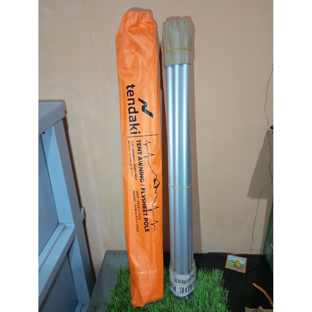 tiang flysheet/tenda TENDAKI 2 x 2m aluminium alloy