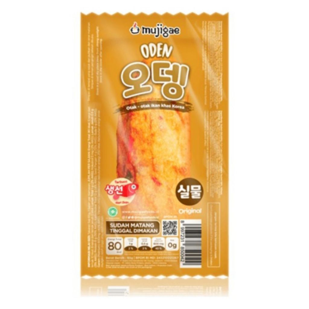 

[ 3 Pcs ] Mujigae Oden Original 65gr