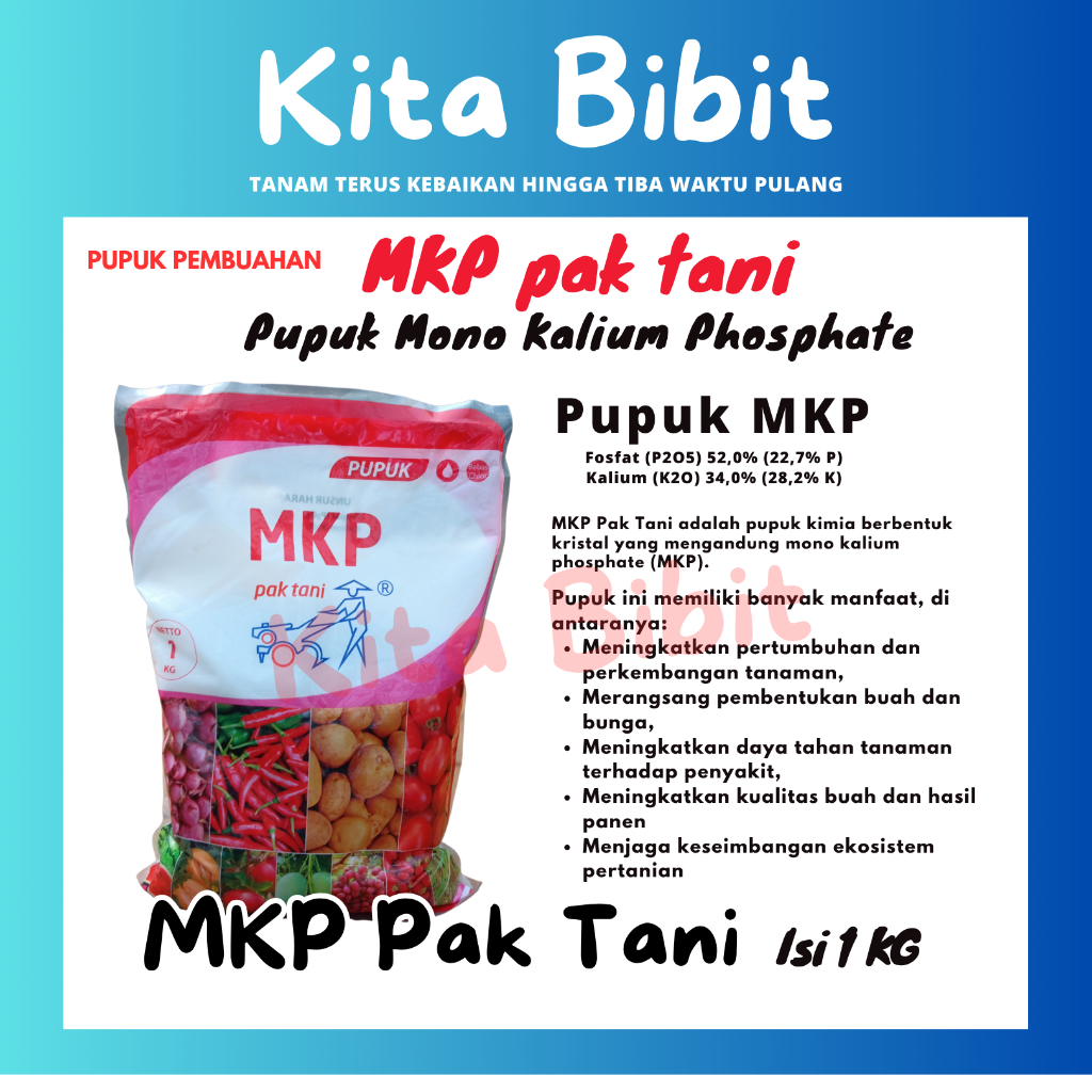Pupuk MKP- Pupuk Pembuahan Pak Tani