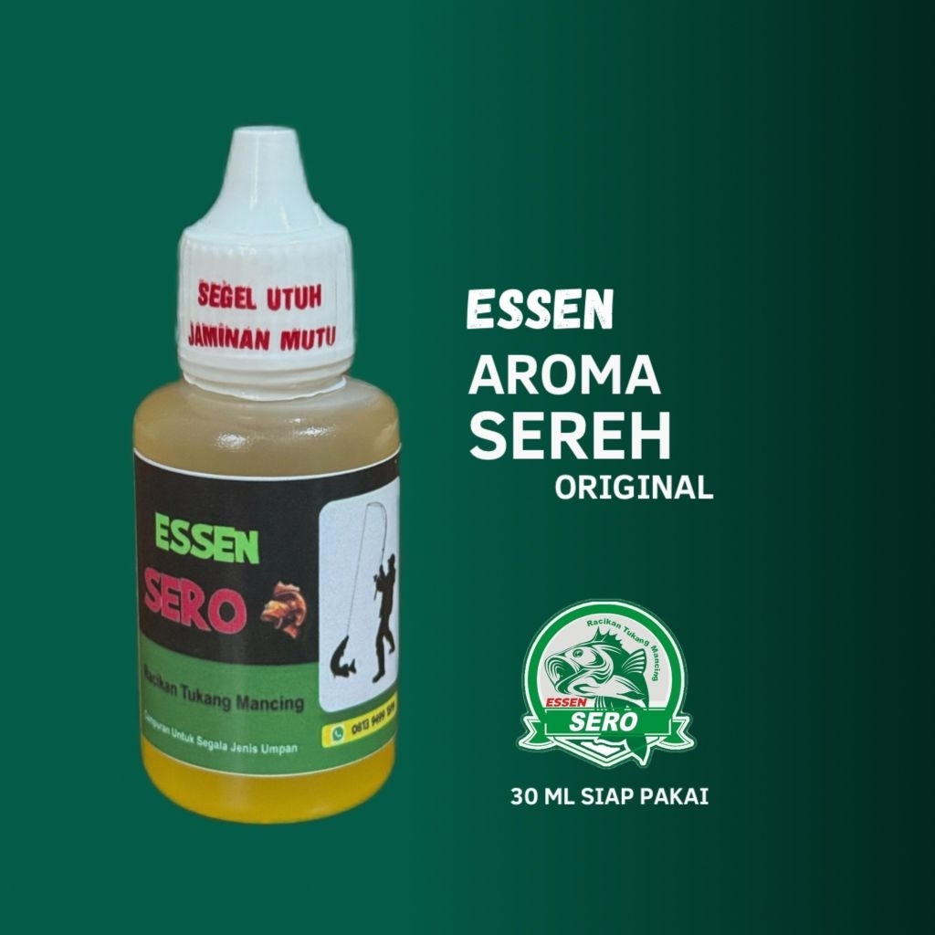 Essen Sereh/Essen Aroma Sereh Original/Essen Untuk Segala Jenis Ikan/Essen Sero Otiginal