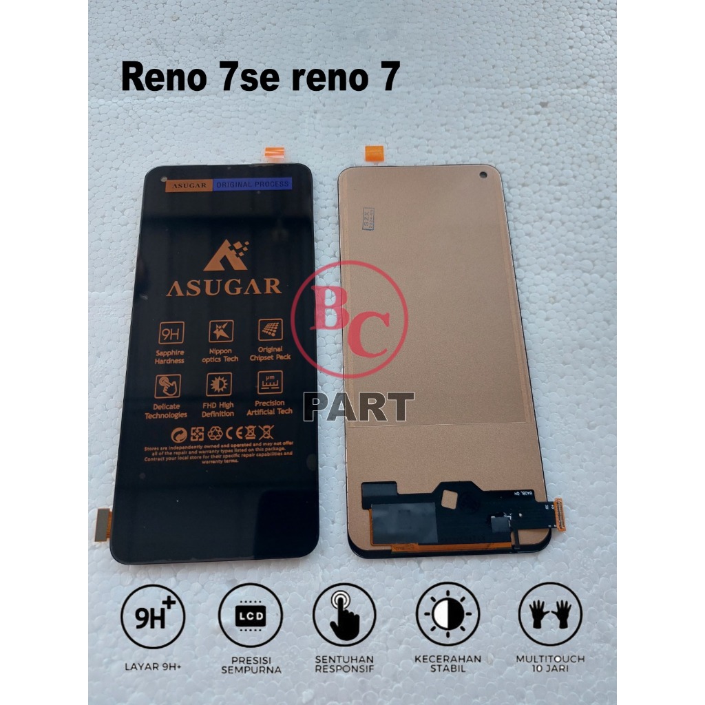 LCD TOUCHSCREEN OPPO RENO 7 / RENO 7 SE / RENO 7Z / RENO 8 4G RENO 8 5G FULLSET ORIGINAL ASUGAR