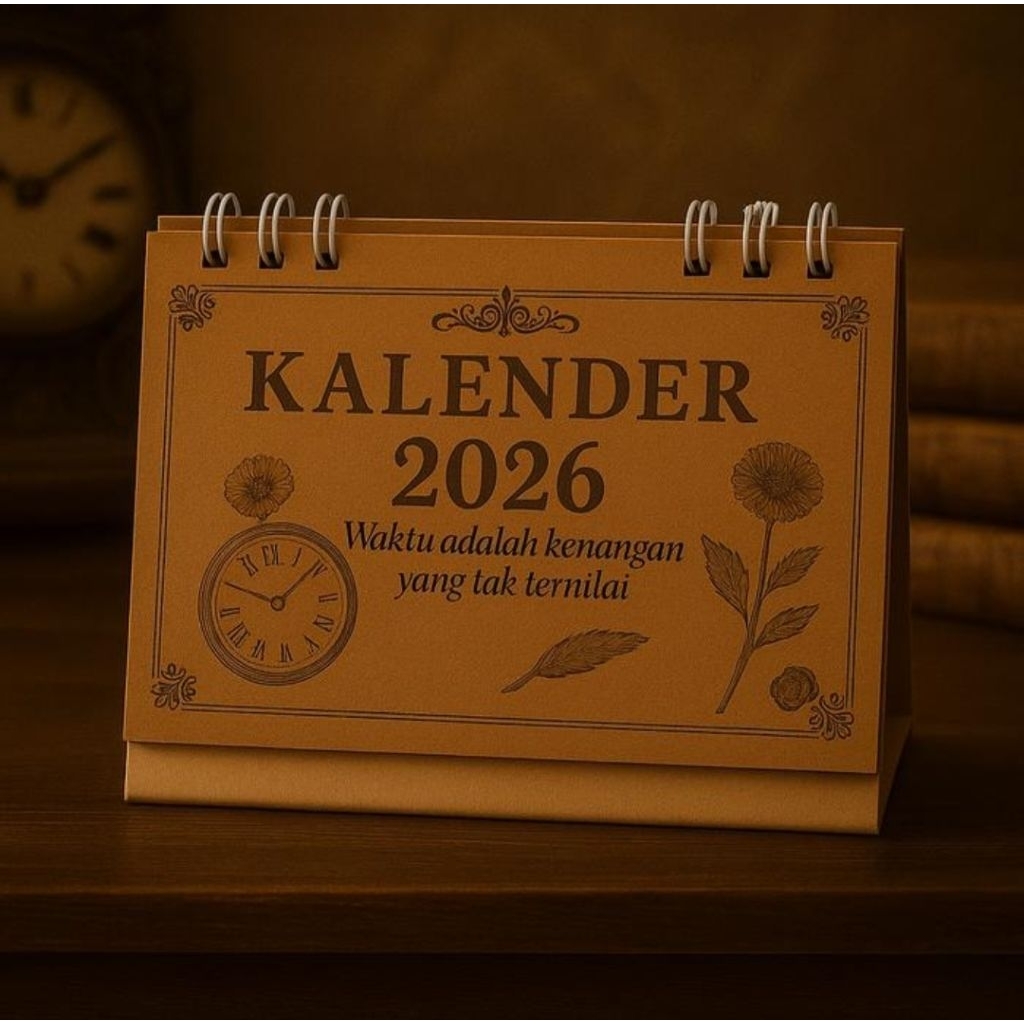 

Kalender Meja desain bebas