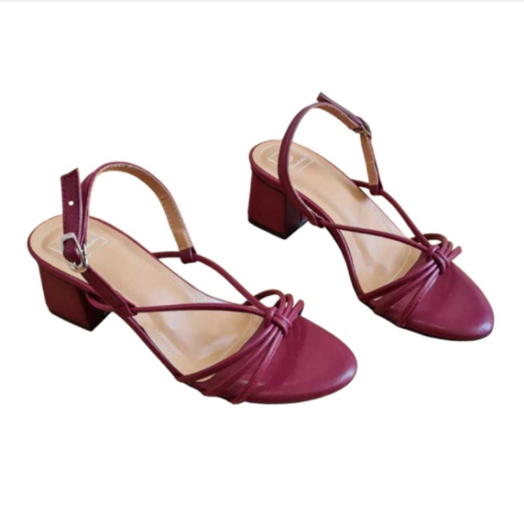 Slop Wanita Heels Pesta Hak Tahu 5 cm