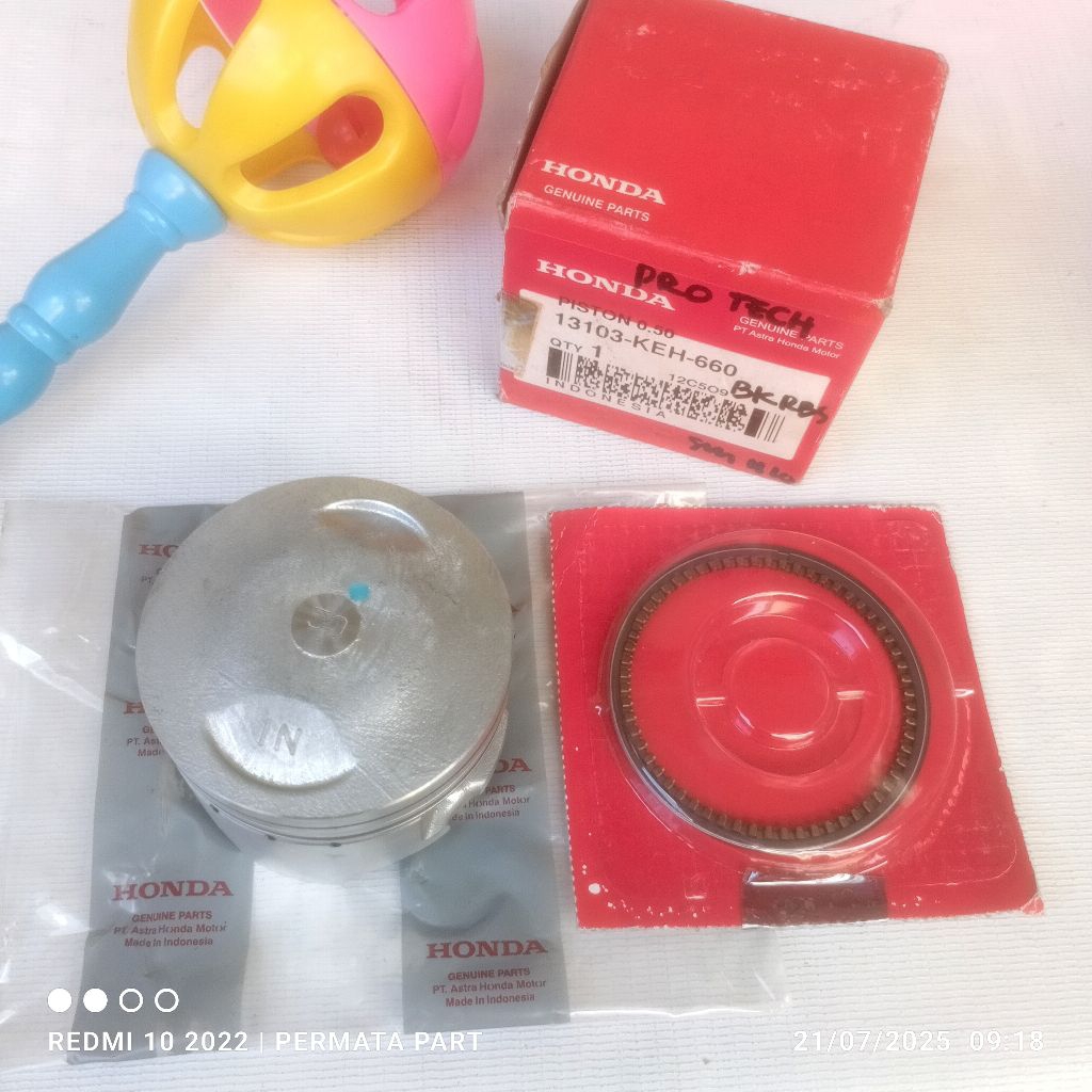 piston seher kit set honda glpro gl pro neotech KEH os 25 50 nos new old stok ori original honda ahm